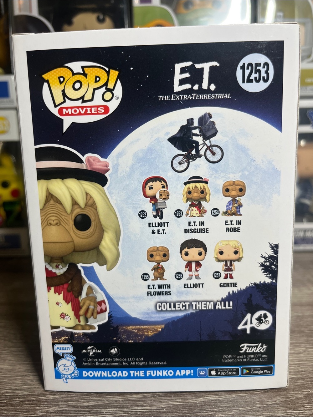 Funko Pop! Movies E.T. In Disguise Vinyl Figure — Beige, Blonde, Pink, Black - Picture 4 of 4
